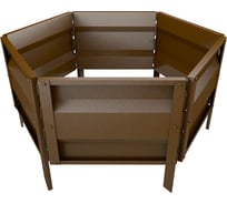 Сборная клумба Delta-Park KM25 коричневый 3005007_3