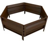 Сборная клумба Delta-Park KM35 коричневый 3005007_7