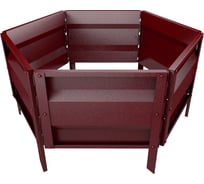 Сборная клумба Delta-Park KM25 коричнево-красный 3005007_2