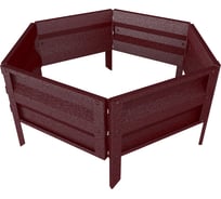 Сборная клумба Delta-Park KS25 коричнево-красный 3005013_6