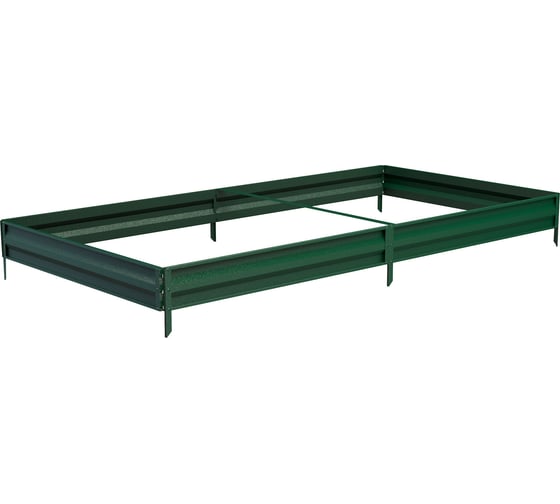 Готовая грядка Delta-Park GS100-2 1х2 м, зелёная, 14 см 3001038_6