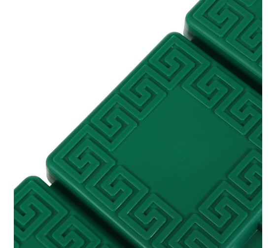 Пластиковое ограждение СИМАЛЕНД Бордюр 10x170 см, 5 секций, зеленое 6537490