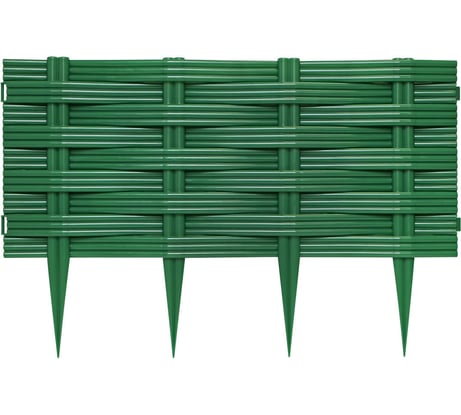 Садовое ограждение Протэкт Ива 2.4 м х 25 см, хаки СОИ-25 Х