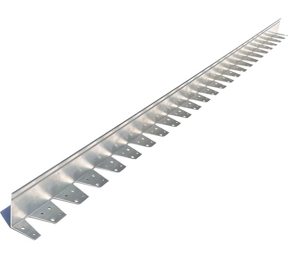 Алюминиевый бордюр ГеоПластБорд 100 мм, длина 2500 мм АЛ2500.100к 17616948