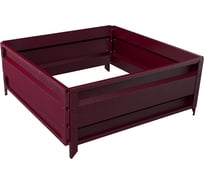 Сборная грядка Delta-Park GU 1х1 м, коричнево-красная 30011_GU11Ch