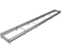 Готовая грядка Delta-Park GL 0.7х6 м, серебристая 30010_GL706Zn
