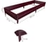 Готовая грядка Delta-Park GL 0.7х2 м, коричнево-красная 30010_GL702Ch 2