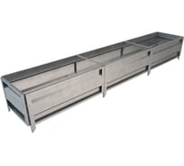 Сборная грядка Delta-Park GU 0.5х3 м, серебристая 30011_GU503Zn