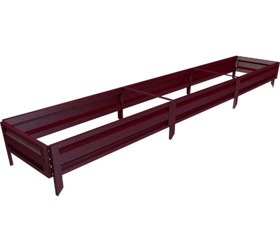 Готовая грядка Delta-Park GL 0.5х3 м, коричнево-красная 30010_GL503Ch 1
