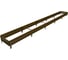 Готовая грядка Delta-Park GL 0.5х5 м, коричневая 30010_GL505Br 1