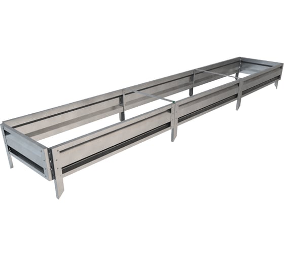 Готовая грядка Delta-Park GL 0.5х3 м, серебристая 30010_GL503Zn