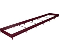Готовая грядка Delta-Park GL 1х6 м, коричнево-красная 30010_GL16Ch