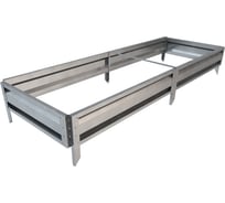 Готовая грядка Delta-Park GL 0.7х2 м, серебристая 30010_GL702Zn