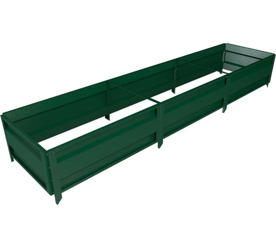 Сборная грядка Delta-Park GU 0.7х3 м, зеленая 30011_GU703Gr