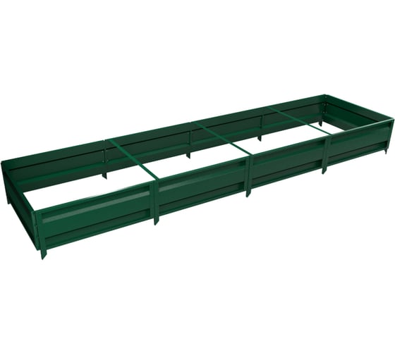 Сборная грядка Delta-Park GU 1х4 м, зеленая 30011_GU14Gr
