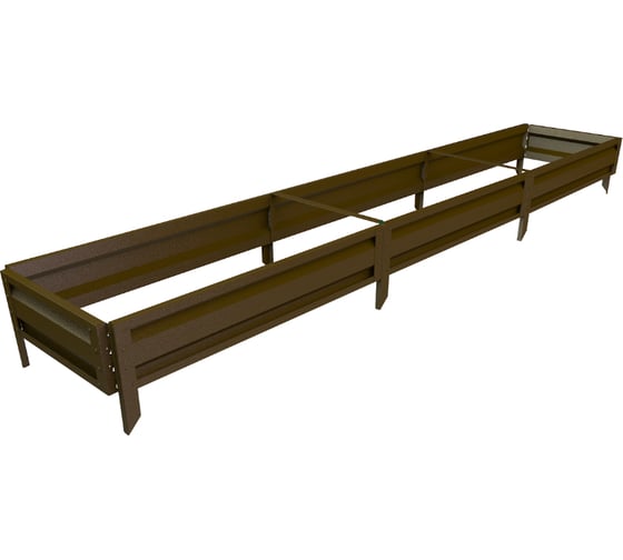 Готовая грядка Delta-Park GL 0.5х3 м, коричневая 30010_GL503Br