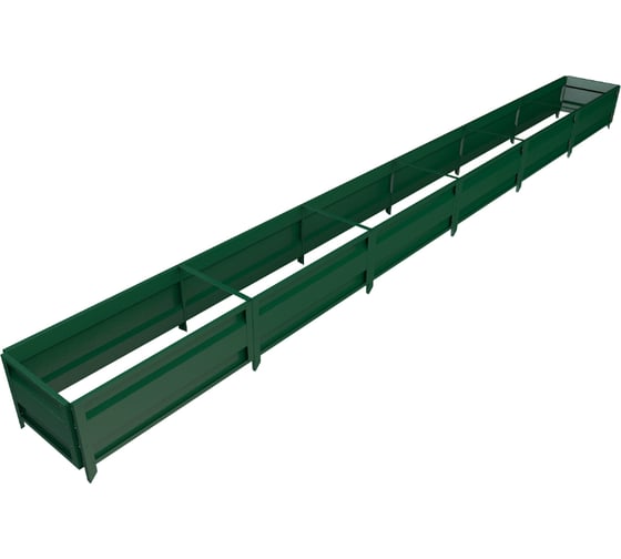 Сборная грядка Delta-Park GU 0.5х6 м, зеленая 30011_GU506Gr