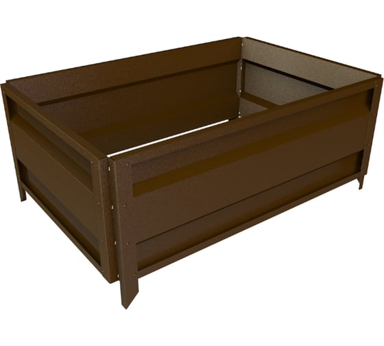 Сборная грядка Delta-Park GU 0.7х1 м, коричневая 30011_GU701Br 1