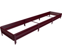 Готовая грядка Delta-Park GL 0.7х3 м, коричнево-красная 30010_GL703Ch