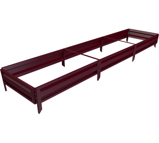 Готовая грядка Delta-Park GL 0.7х3 м, коричнево-красная 30010_GL703Ch 1