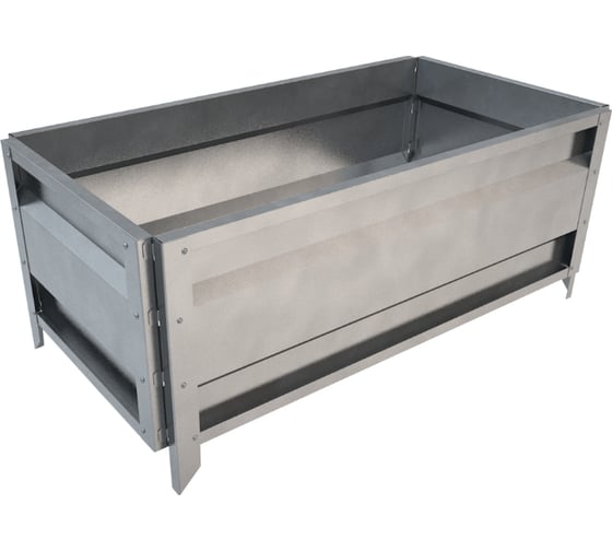 Сборная грядка Delta-Park GU 0.5х1 м, серебристая 30011_GU501Zn 1