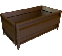 Сборная грядка Delta-Park GU 0.5х1 м, коричневая 30011_GU501Br
