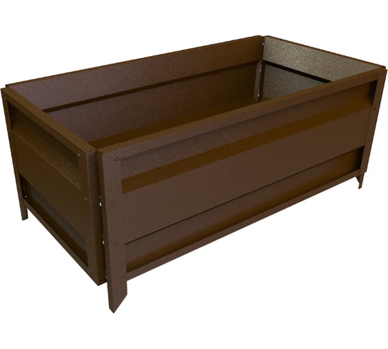 Сборная грядка Delta-Park GU 0.5х1 м, коричневая 30011_GU501Br 1