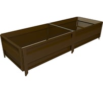 Сборная грядка Delta-Park GU 0.7х2 м, коричневая 30011_GU702Br