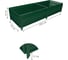 Сборная грядка Delta-Park GU 0.7х2 м, зеленая 30011_GU702Gr 2