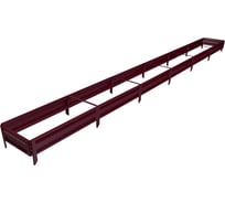 Готовая грядка Delta-Park GL 0.5х6 м, коричнево-красная 30010_GL506Ch