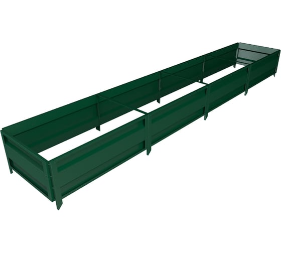 Сборная грядка Delta-Park GU 0.7х4 м, зеленая 30011_GU704Gr