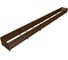 Сборная грядка Delta-Park GU 0.5х6 м, коричневая 30011_GU506Br 1