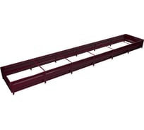 Сборная грядка Delta-Park GU 1х6 м, коричнево-красная 30011_GU16Ch