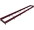Готовая грядка Delta-Park GL 0.7х6 м, коричнево-красная 30010_GL706Ch 1