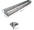 Сборная грядка Delta-Park GU 0.5х4 м, серебристая 30011_GU504Zn 2