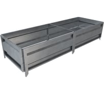 Сборная грядка Delta-Park GU 0.7х2 м, серебристая 30011_GU702Zn