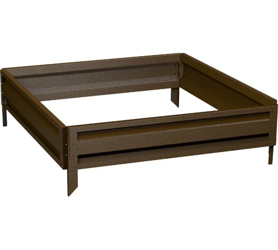 Готовая грядка Delta-Park GL 1х1 м, коричневая 30010_GL11Br