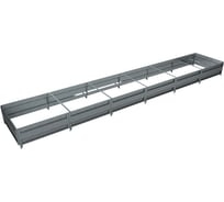 Сборная грядка Delta-Park GU 1х6 м, серебристая 30011_GU16Zn
