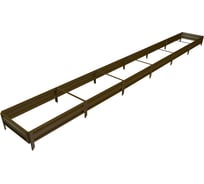 Готовая грядка Delta-Park GL 0.7х6 м, коричневая 30010_GL706Br