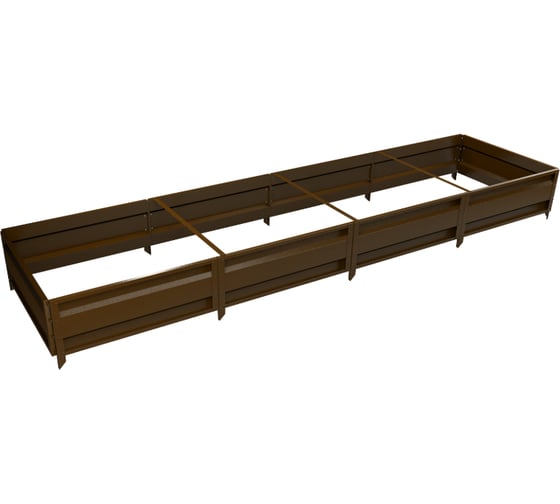 Сборная грядка Delta-Park GU 1х4 м, коричневая 30011_GU14Br 1
