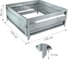 Сборная грядка Delta-Park GU 1х1 м, серебристая 30011_GU11Zn 2