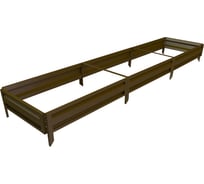 Готовая грядка Delta-Park GL 0.7х3 м, коричневая 30010_GL703Br