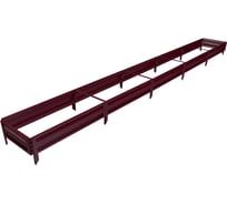 Готовая грядка Delta-Park GL 0.5х5 м, коричнево-красная 30010_GL505Ch