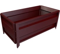 Сборная грядка Delta-Park GU 0.5х1 м, коричнево-красная 30011_GU501Ch