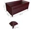 Сборная грядка Delta-Park GU 0.5х1 м, коричнево-красная 30011_GU501Ch 2