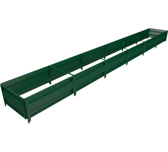 Сборная грядка Delta-Park GU 0.7х6 м, зеленая 30011_GU706Gr 1