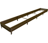 Готовая грядка Delta-Park GL 0.7х4 м, коричневая 30010_GL704Br