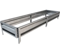 Готовая грядка Delta-Park GL 0.5х2 м, серебристая 30010_GL502Zn