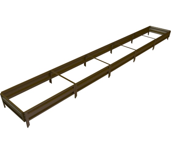 Готовая грядка Delta-Park GL 0.7х5 м, коричневая 30010_GL705Br