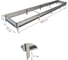 Готовая грядка Delta-Park GL 0.7х4 м, серебристая 30010_GL704Zn 2